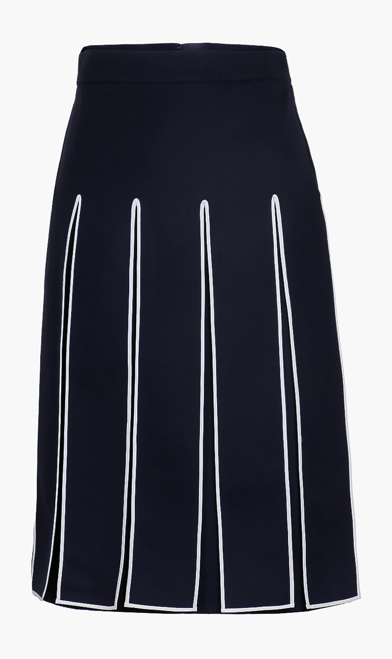 

Front Flaps Skirt, Blue