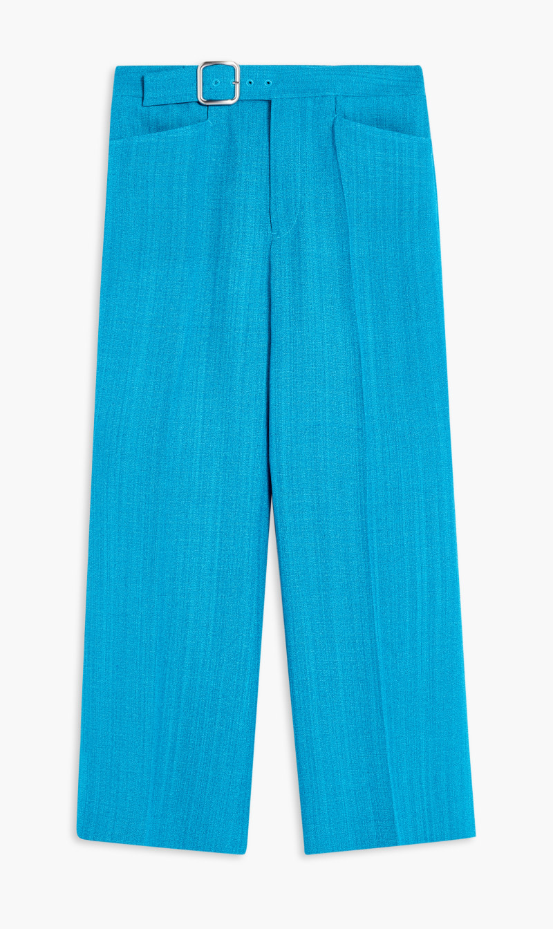 

Jil Sander Blue Fluid Viscose Trouser for Women | The Deal Outlet