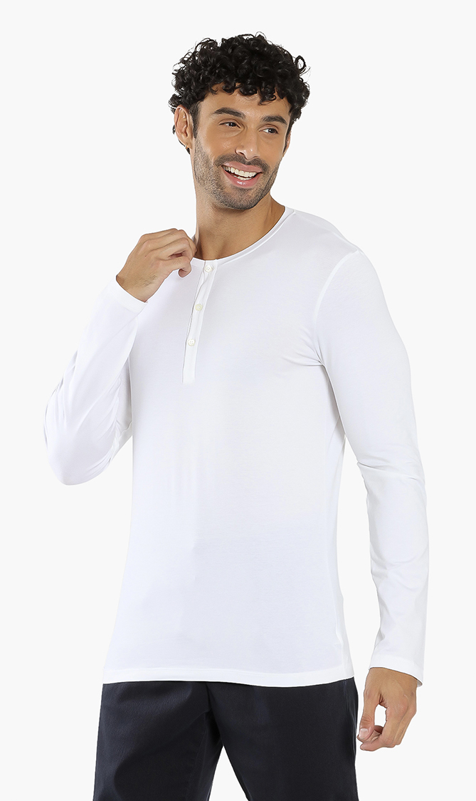 Challenge Long Sleeves Inner T-shirt, White