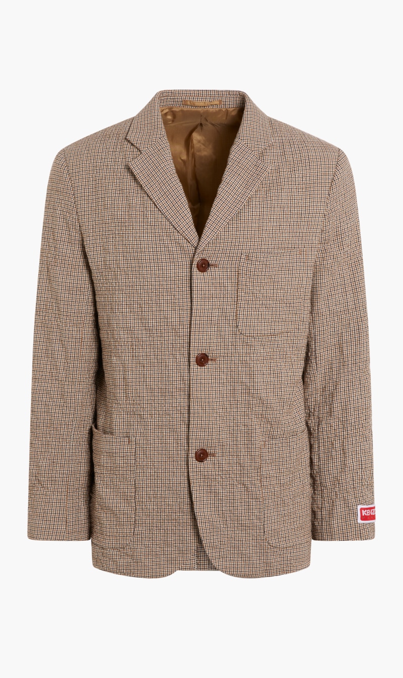 

Kenzo Brown 3 Buttons Jacket for Men | The Deal Outlet