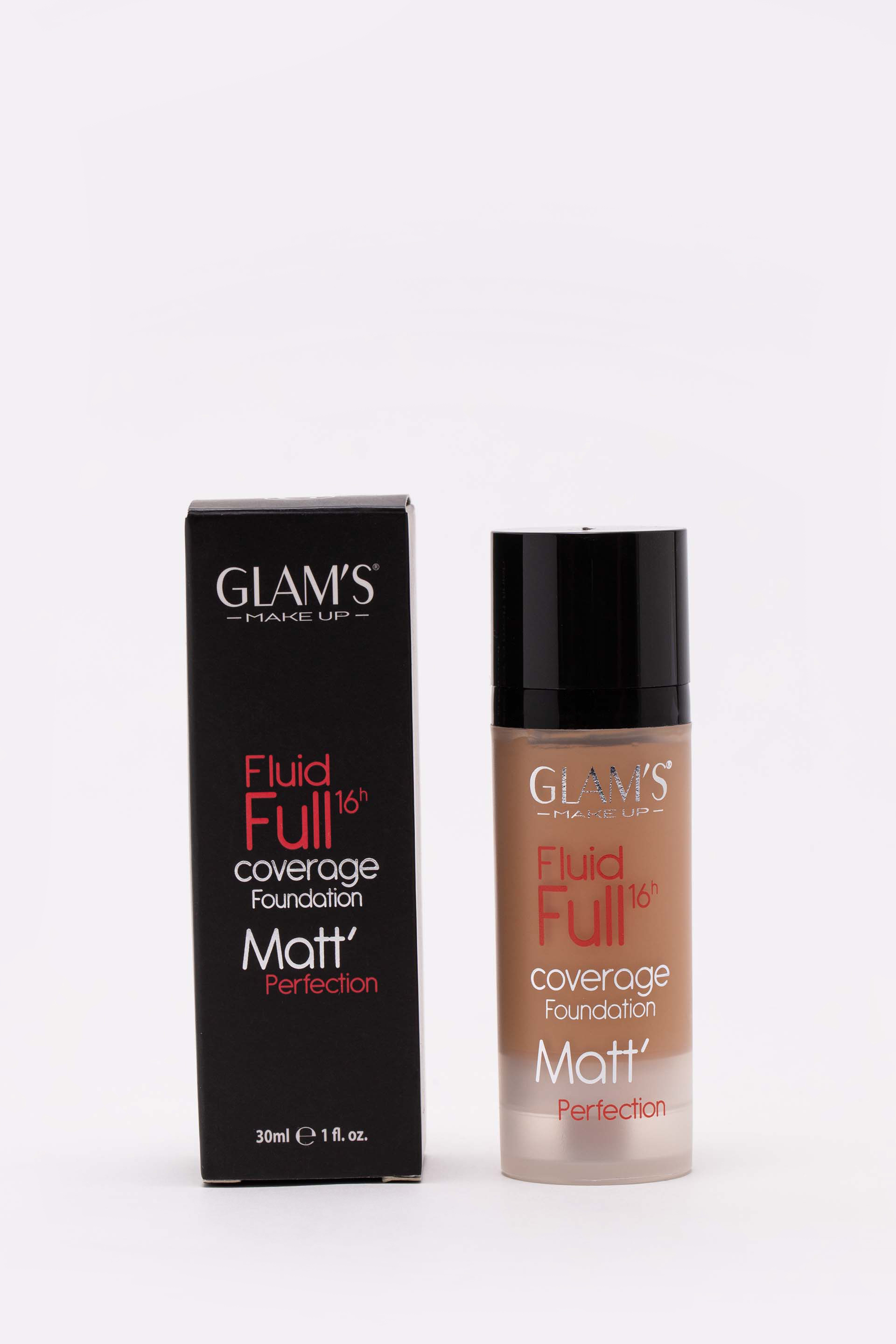 

Glam's Fluid Full 16h Coverage Foundation, Praline 227a