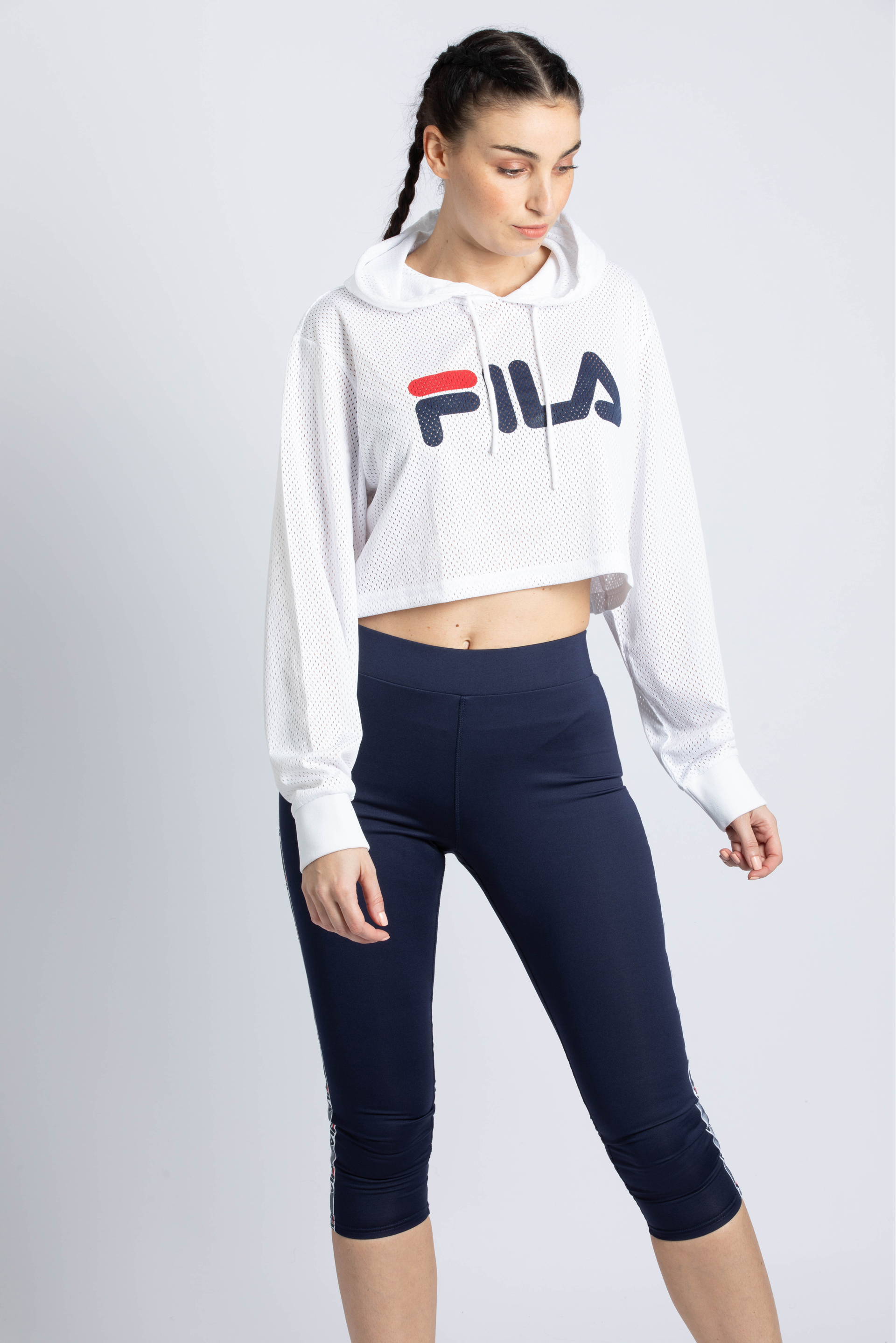 

Fila Noemi Mesh Crop Hoodie