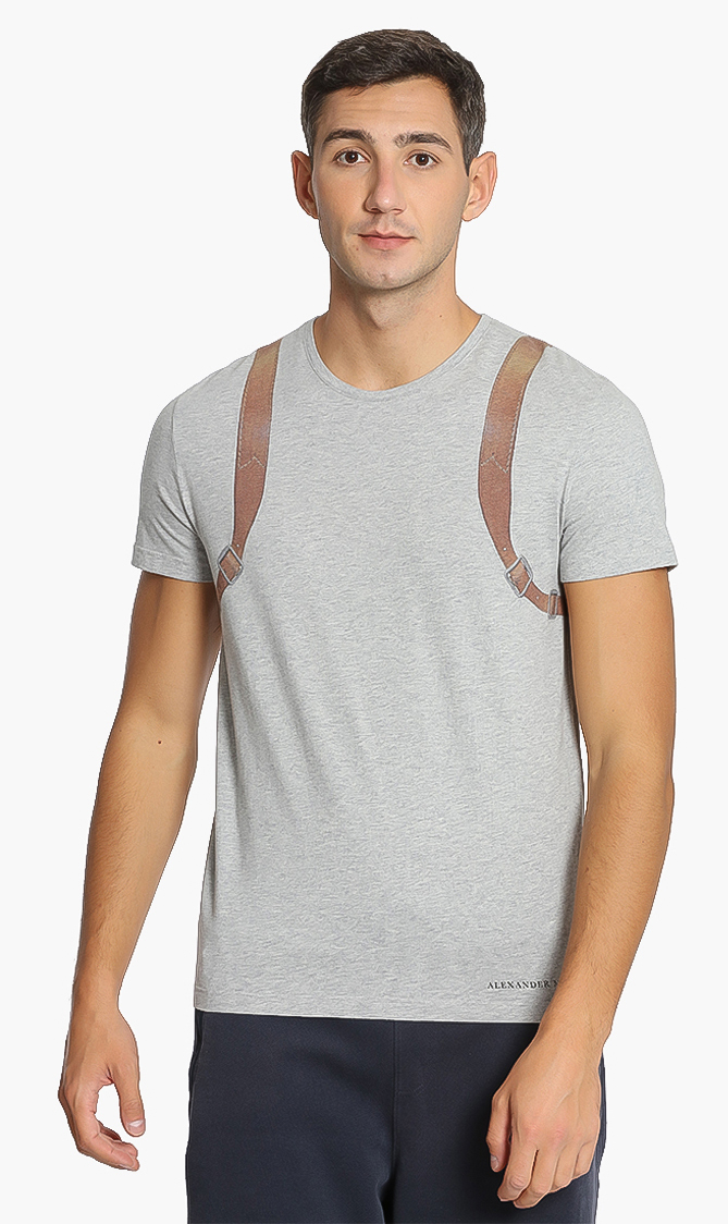 

Alexander Mcqueen Backpack Print T-shirt
