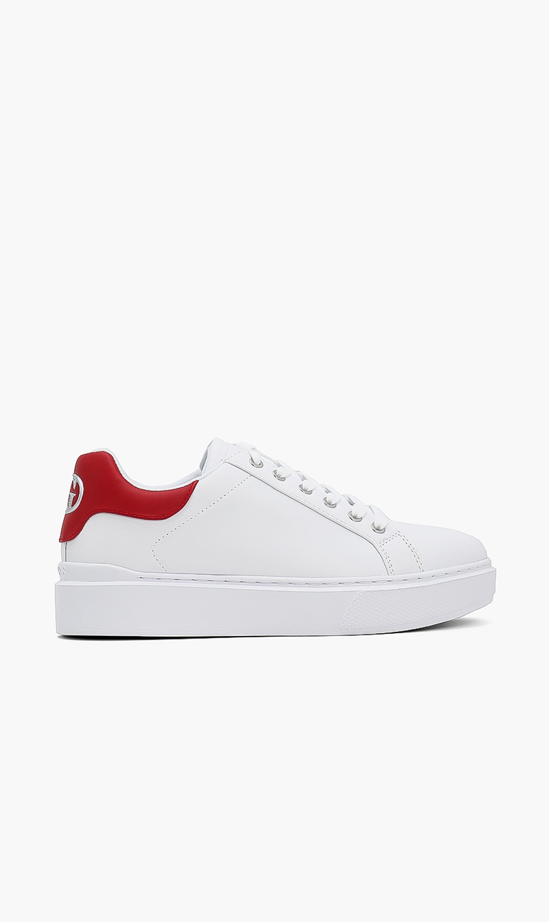

Guess White Whaizly Sneakers for Women | The Deal Outlet