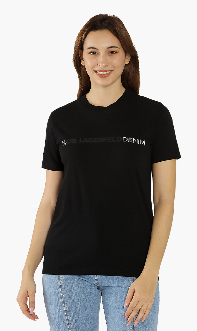 

KARL LAGERFELD Logo Graphic T-shirt