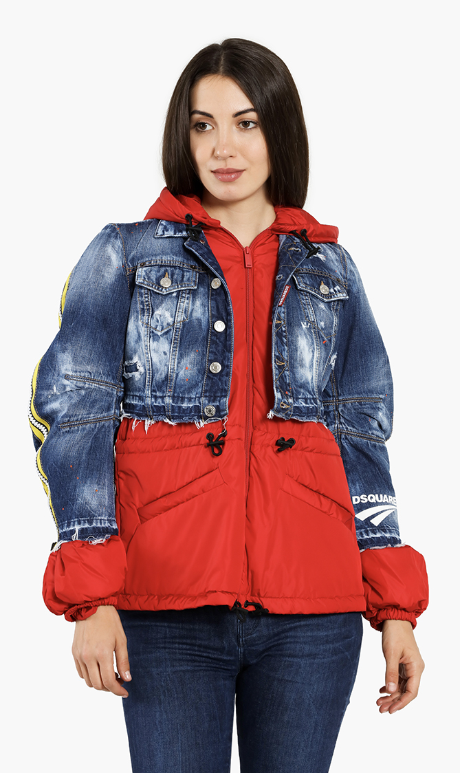 

Dsquared2 Denim And Quilted Jacket