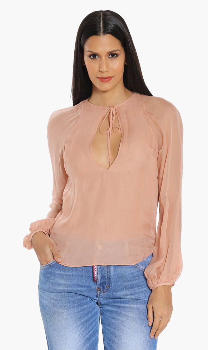 

Dsquared2 Long Sleeves Chiffon Blouse