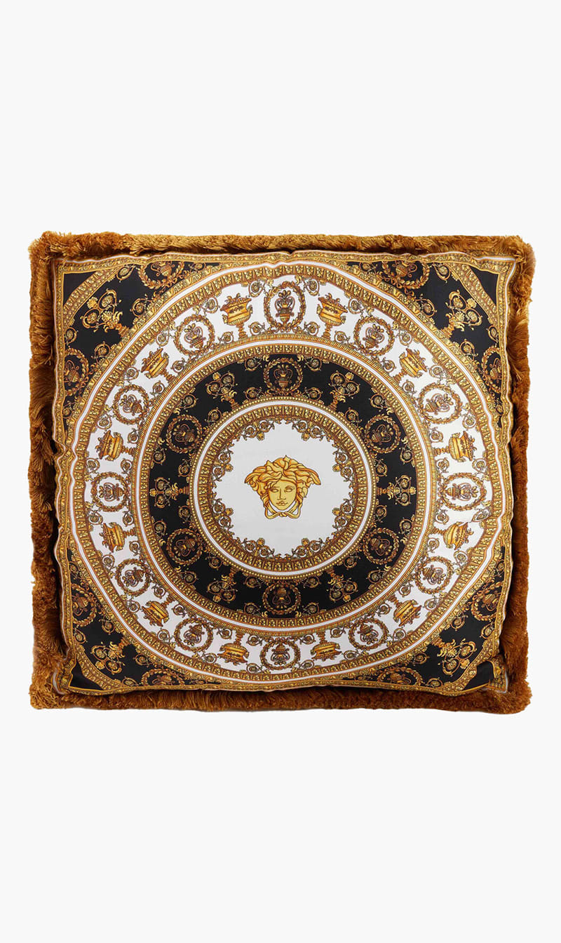 

Versace Multi-color Vsc I Love Baroque Reversible Cushion | The Deal Outlet