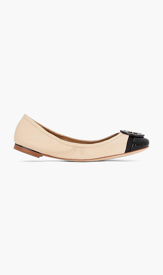 

Tory Burch Mimie Cap-toe Ballet Flats