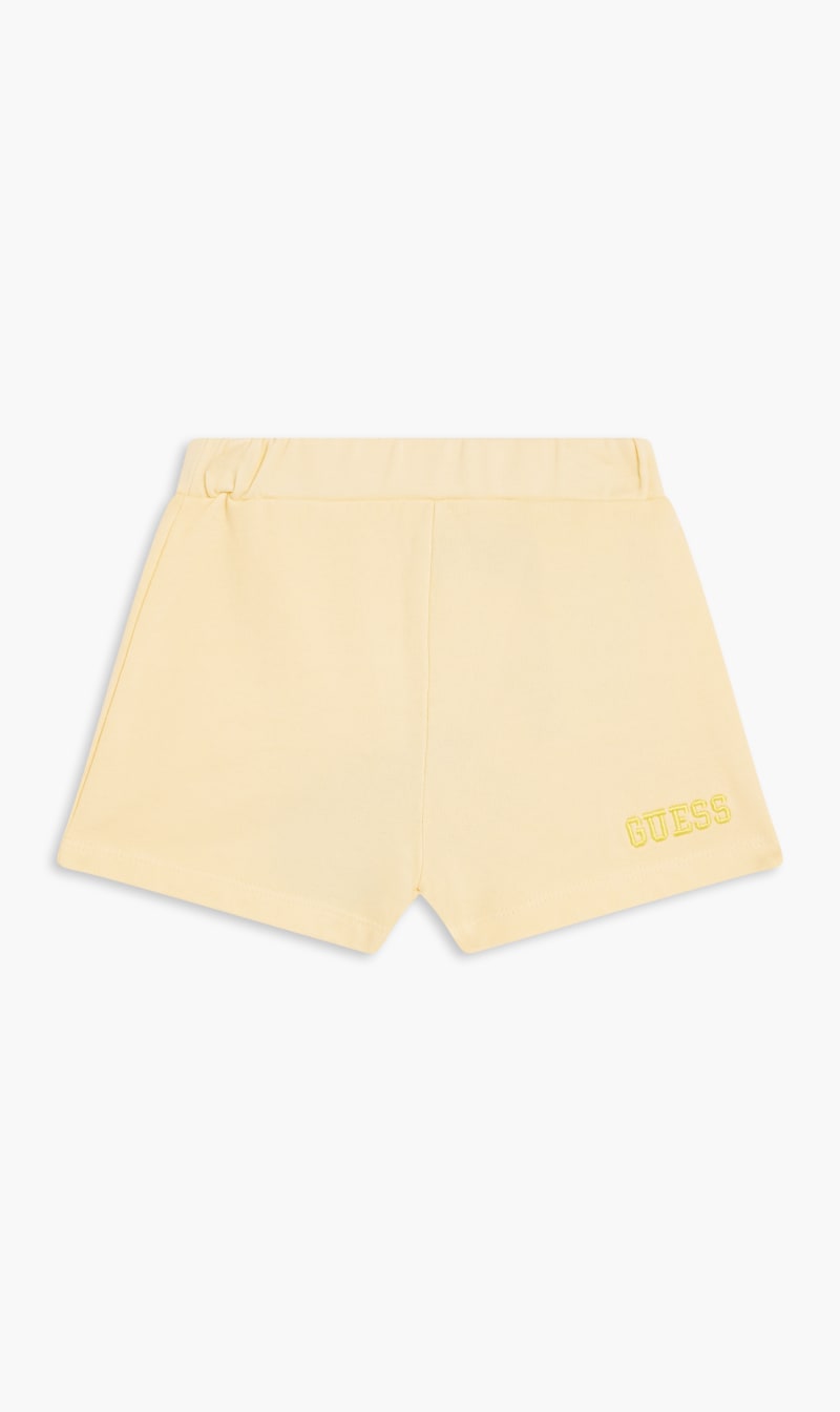 

Guess Beige French Terry Active Shorts for Girls | The Deal Outlet