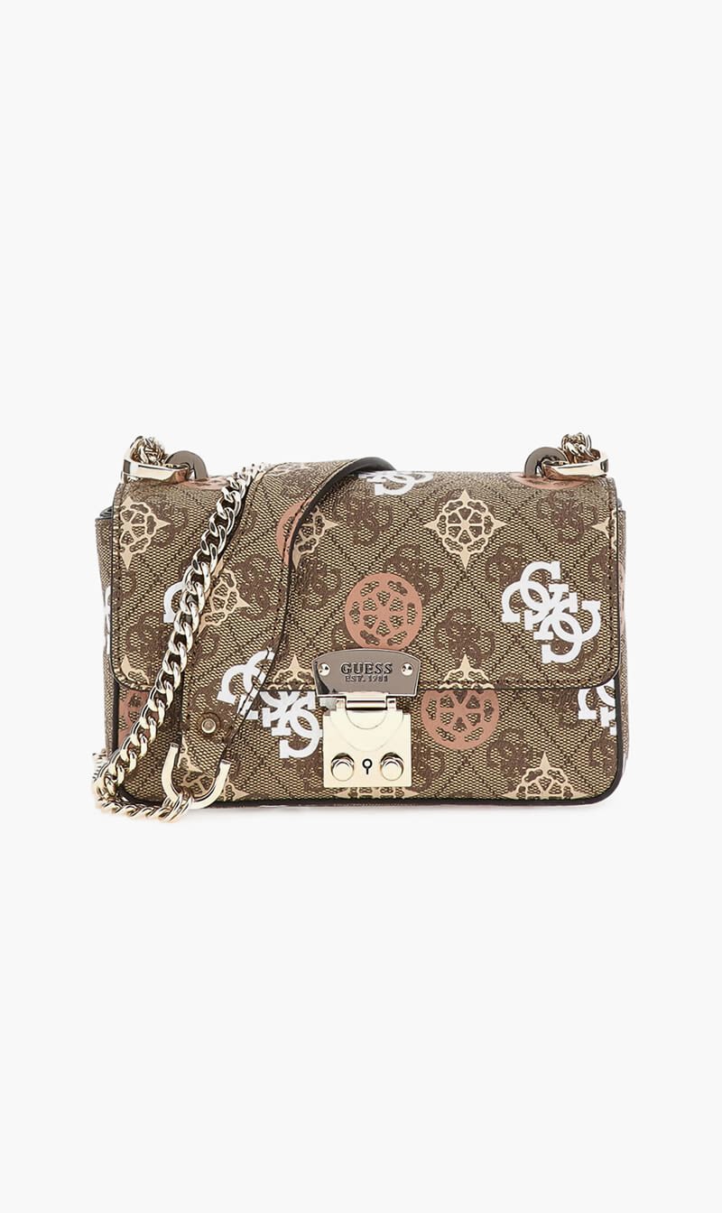 

Guess Brown Eliette 4g Peony Logo Mini Crossbody Bag for Women | The Deal Outlet