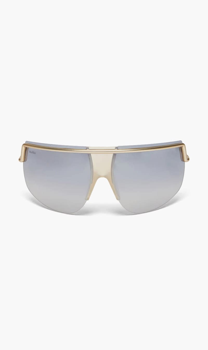 Max Mara Beige Mask Sunglasses for Women