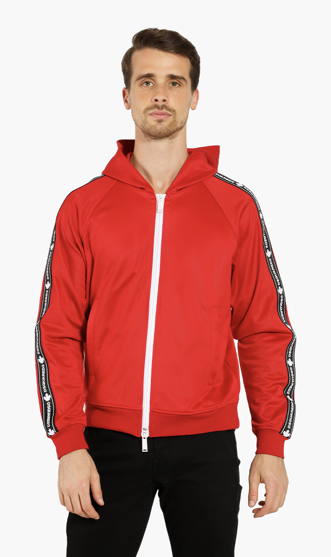 

Dsquared2 Logo Tape Track Jacket