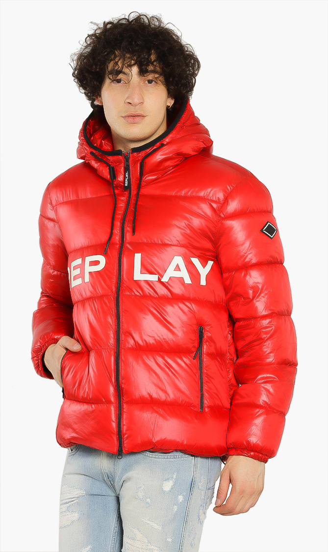 

Replay Logo Quilted Jacket