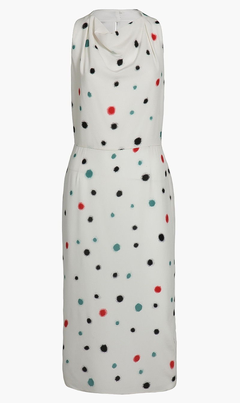 

Polka Dot Sleeveless Dress