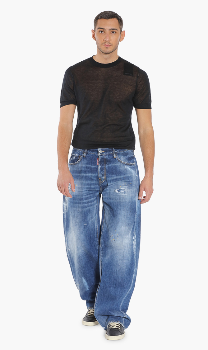 

Dsquared2 Paint Job Super Big Jeans
