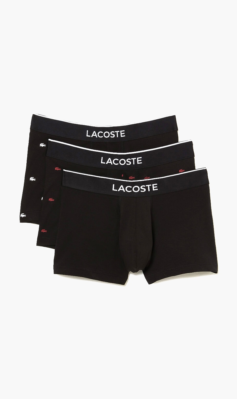 

Cotton Stretch Trunks Pack Of 3, Black