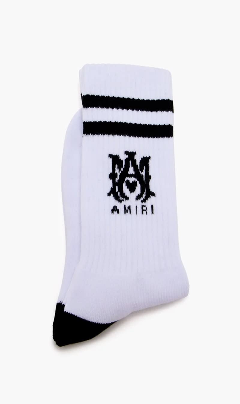 

Amiri White Ma Core Logo Socks for Men | The Deal Outlet