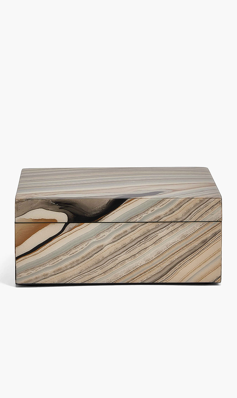 

Tucson Paper Decorative Box, Brown