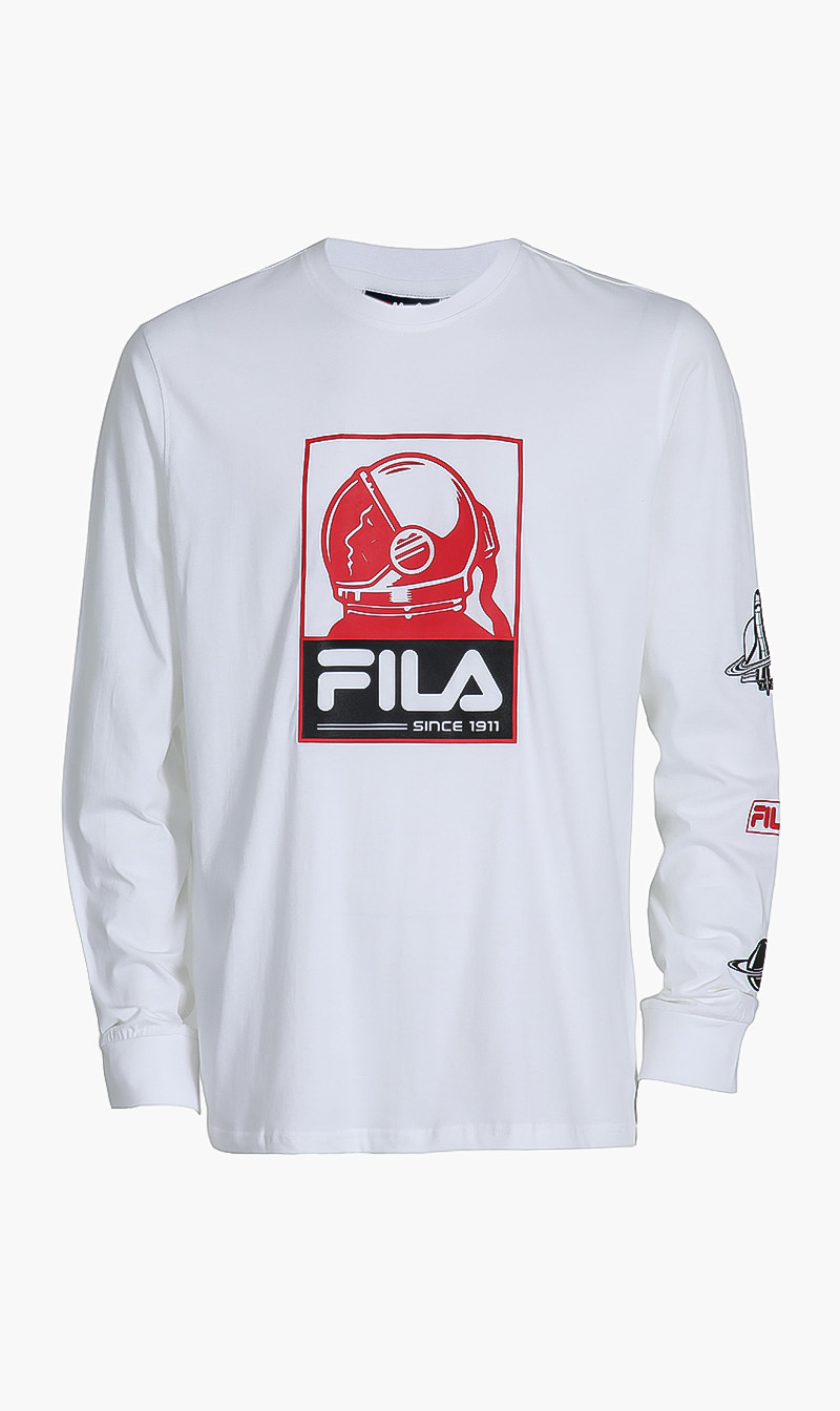 

Fila White Milo T-shirt for Men | The Deal Outlet