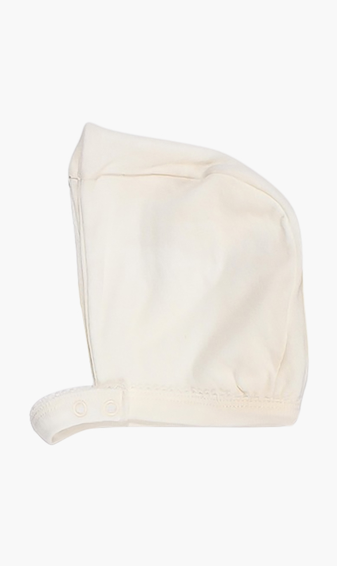 

Cotton Baby Hat, White