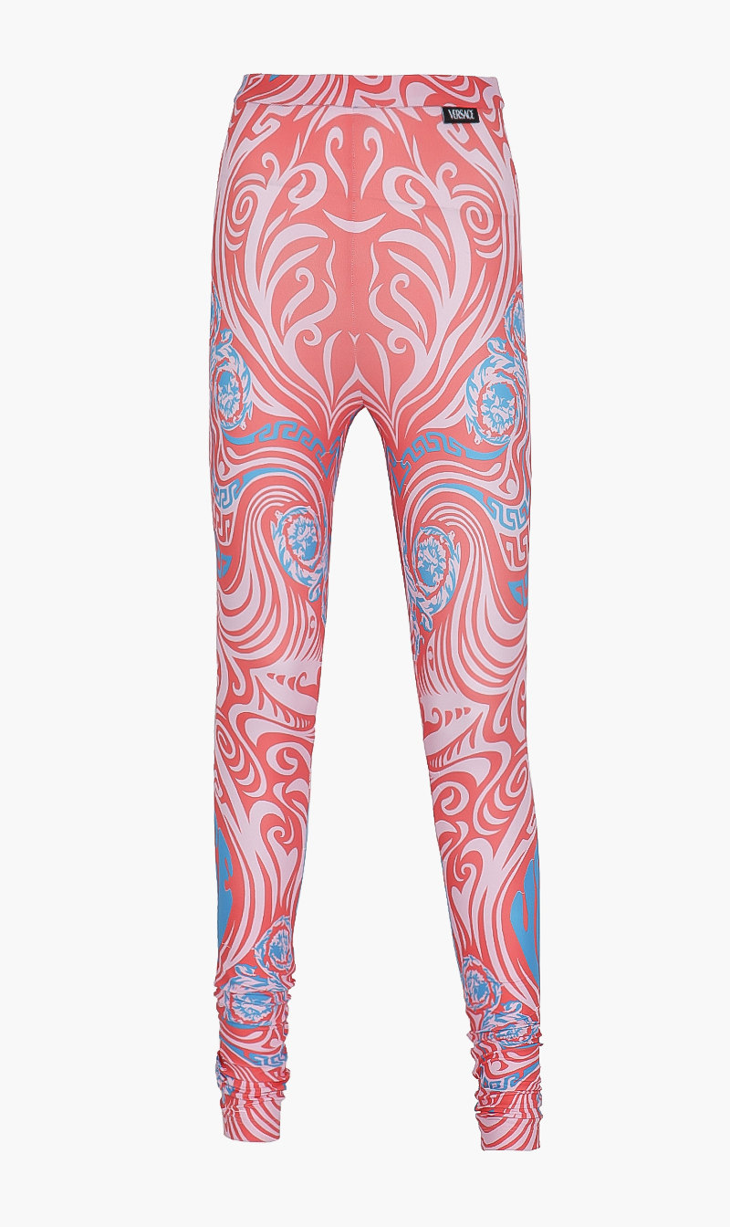 

Globe Graphic Leggings, Pink