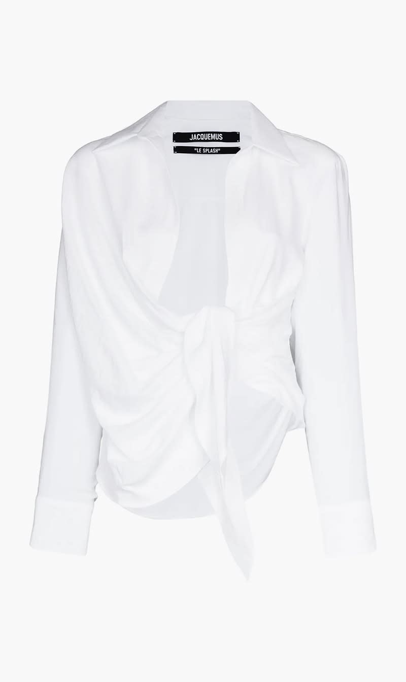 

Jacquemus Beige La Chemise Bahia Shirt for Women | The Deal Outlet