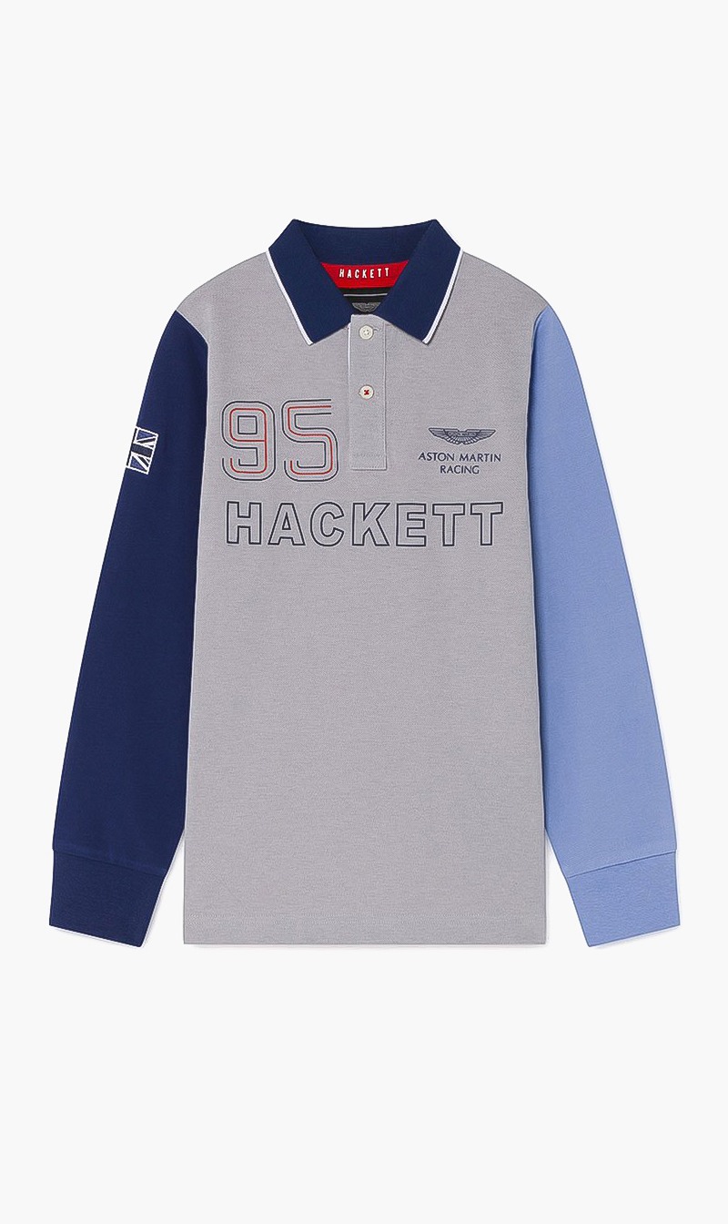 

Aston Martin Logo Polo, Grey