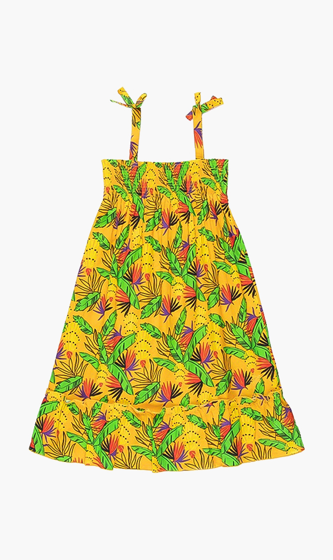 

Vilebrequin Go Bananas Smocked Bodice Dress