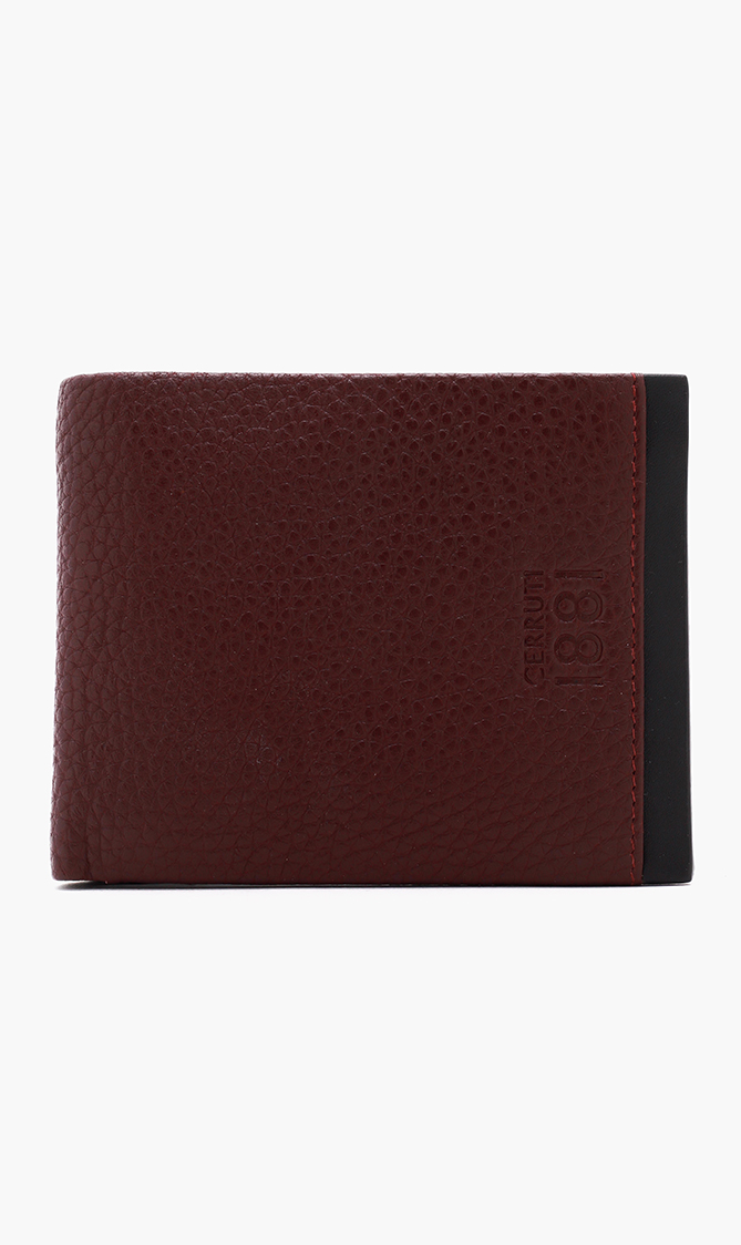 

CERRUTI Fonda Contrast Leather Bi-fold Wallet
