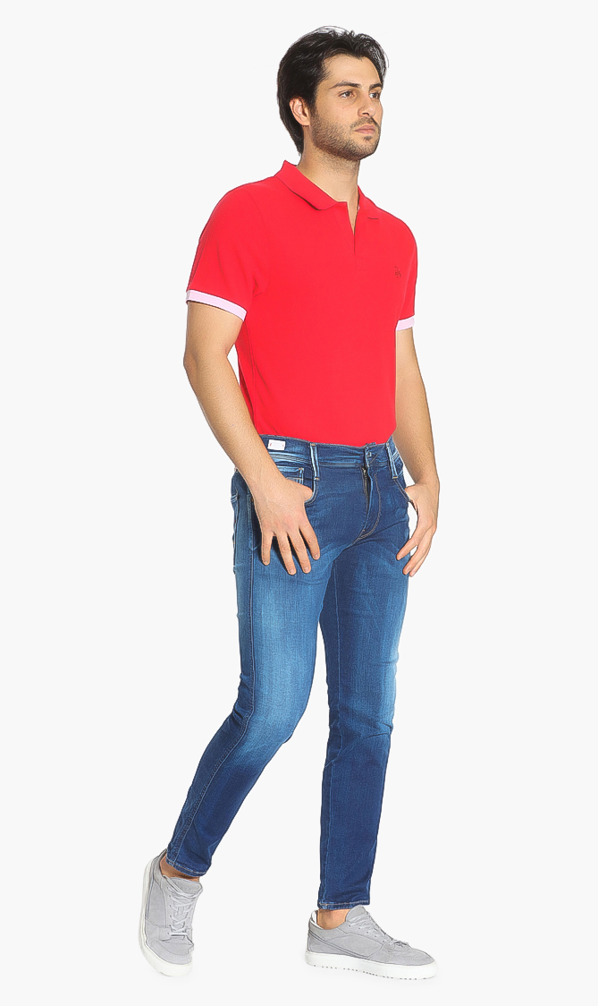 

Anbass Hyperflex Stretch Jeans, Blue