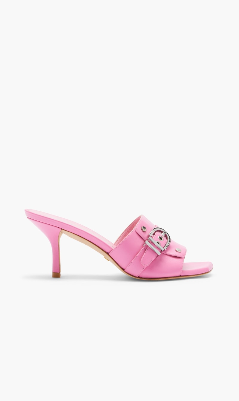 

Stuart Weitzman Pink Maverick 75 Slide for Women | The Deal Outlet