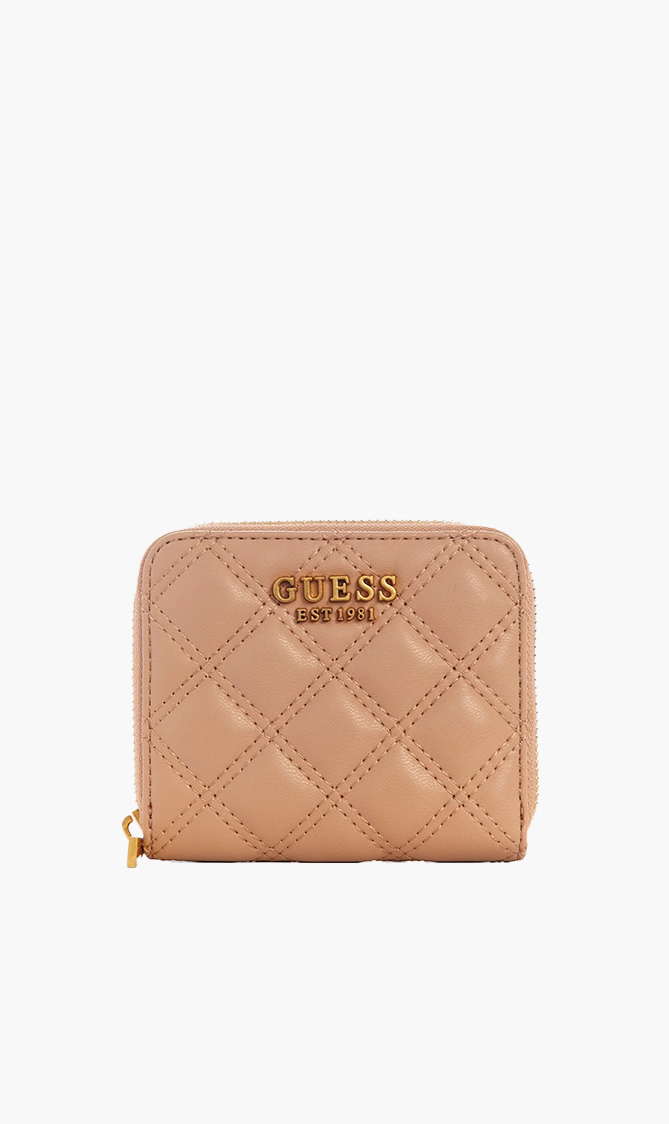 

Guess Black Giully Slg Small Zip Around for Women | The Deal Outlet
