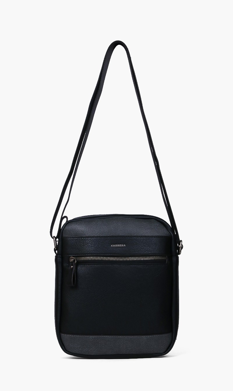 

Leather Crossbody Bag, Black