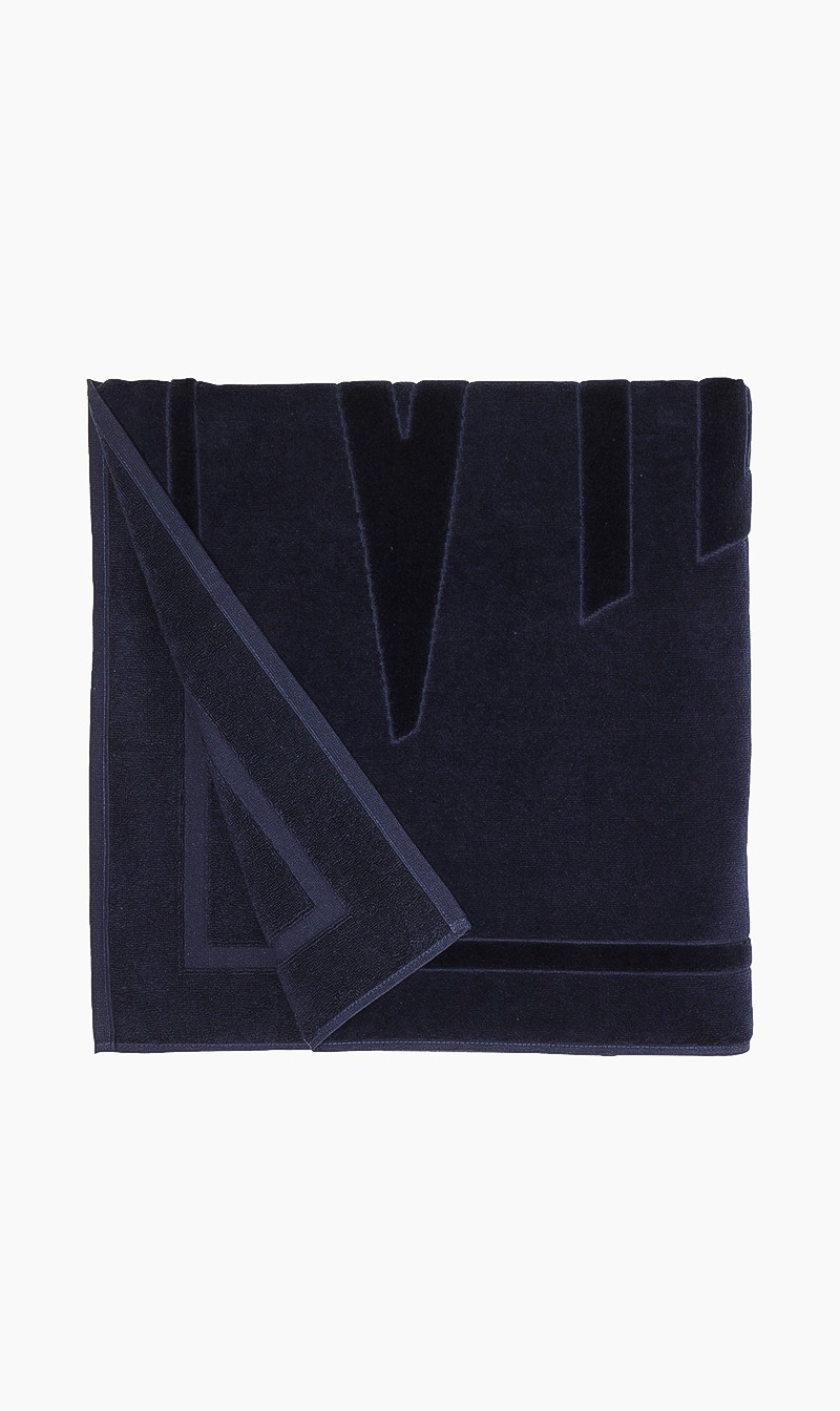 

Solid Organic Cotton Beach Towel, Blue