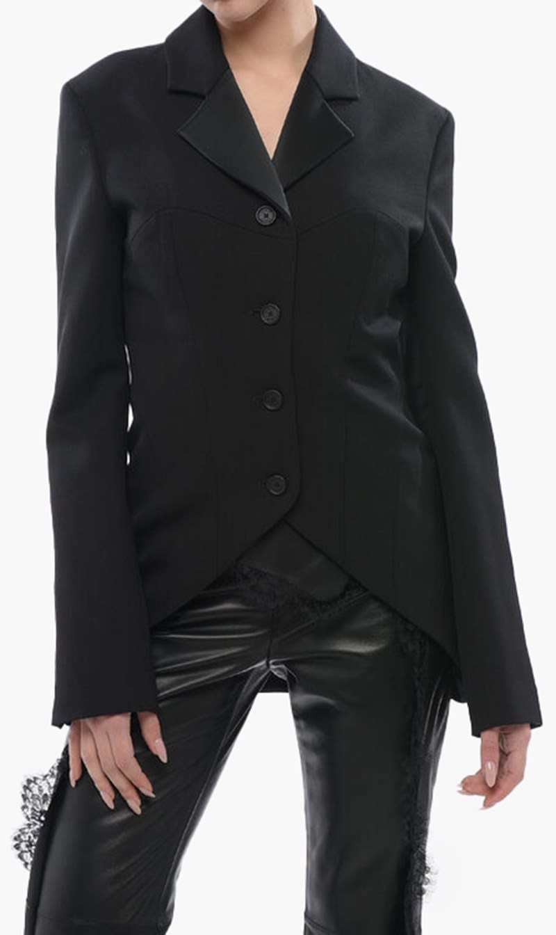 

Off-white Black Tuxedo Round Jkt Black No Color for Women | The Deal Outlet