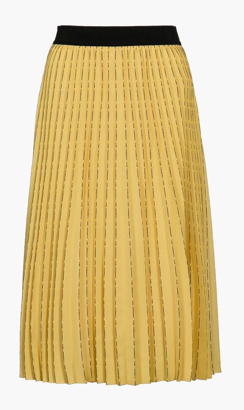 

Pleated Skirt, Yellow