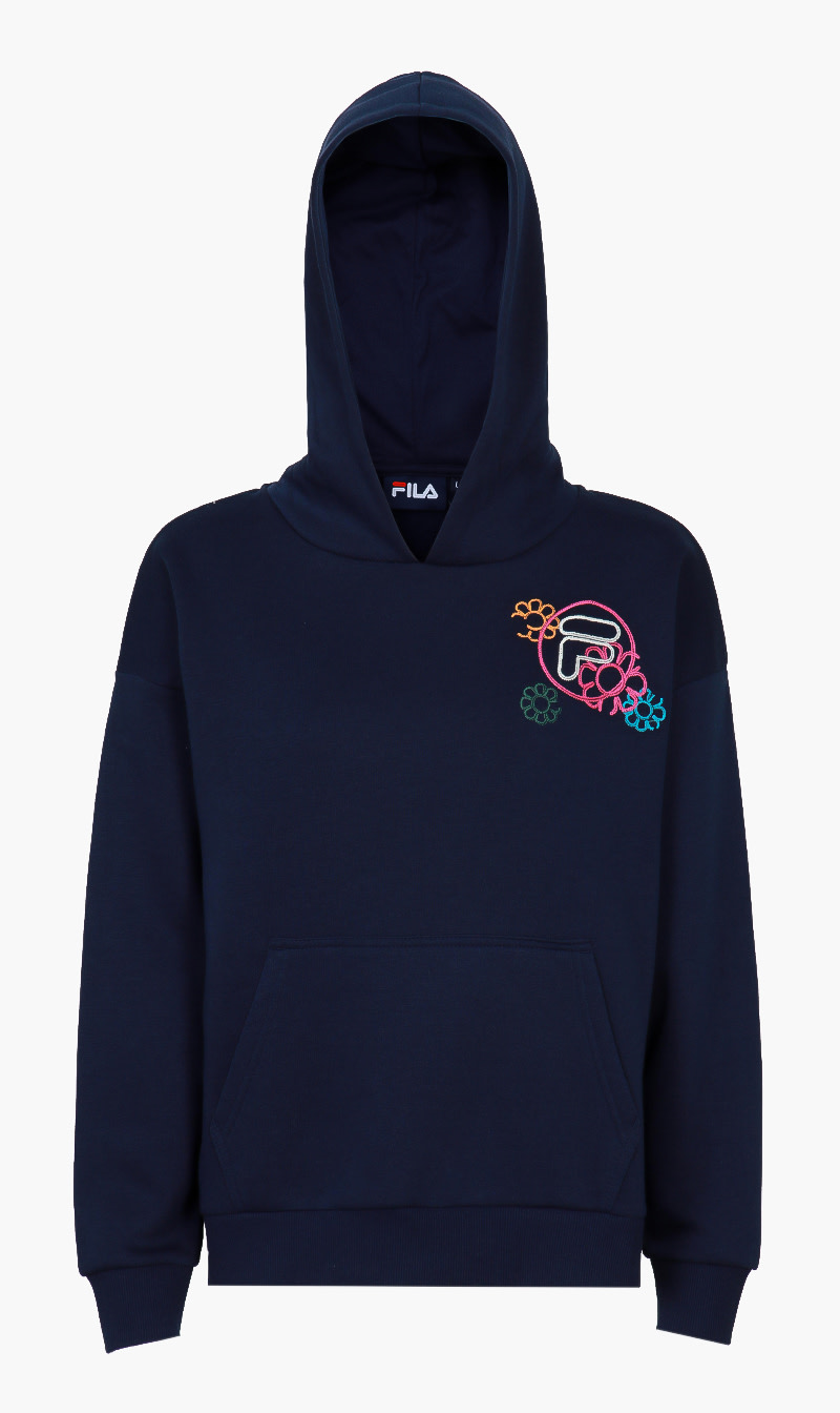 

Nola Hoodie Stitch Detail, Blue