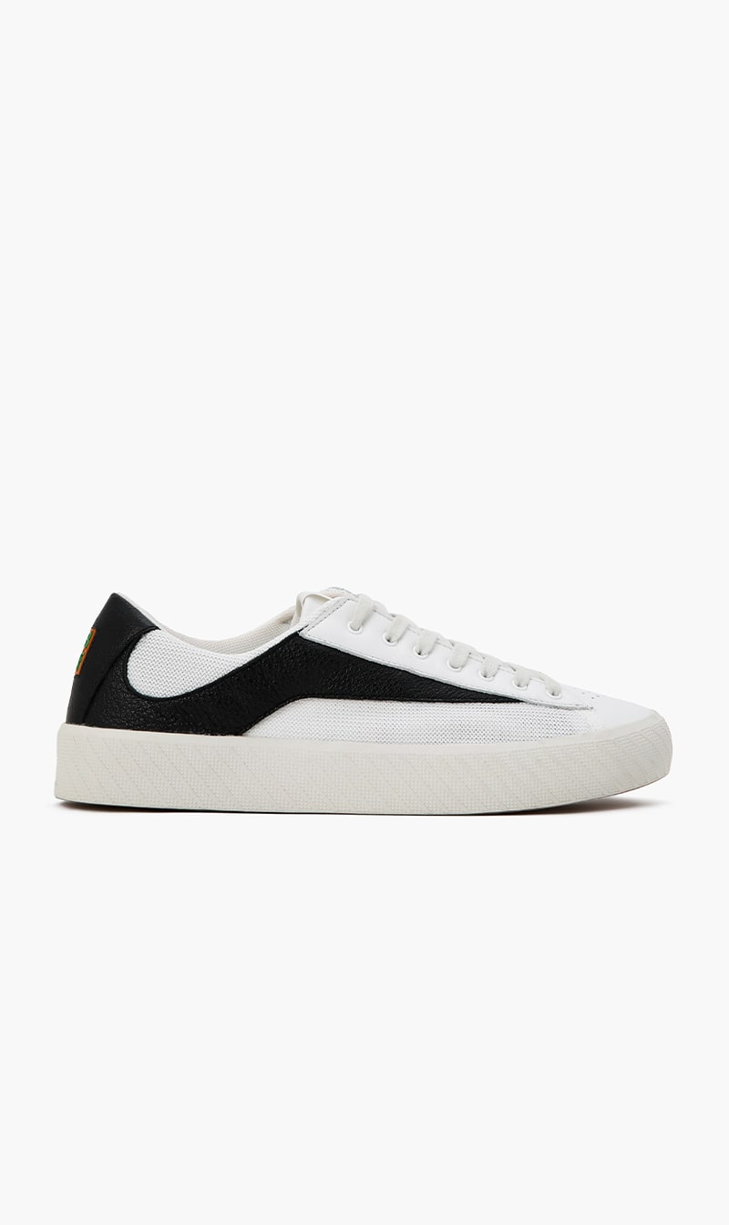 

Rodina Grained Leather Sneakers, White
