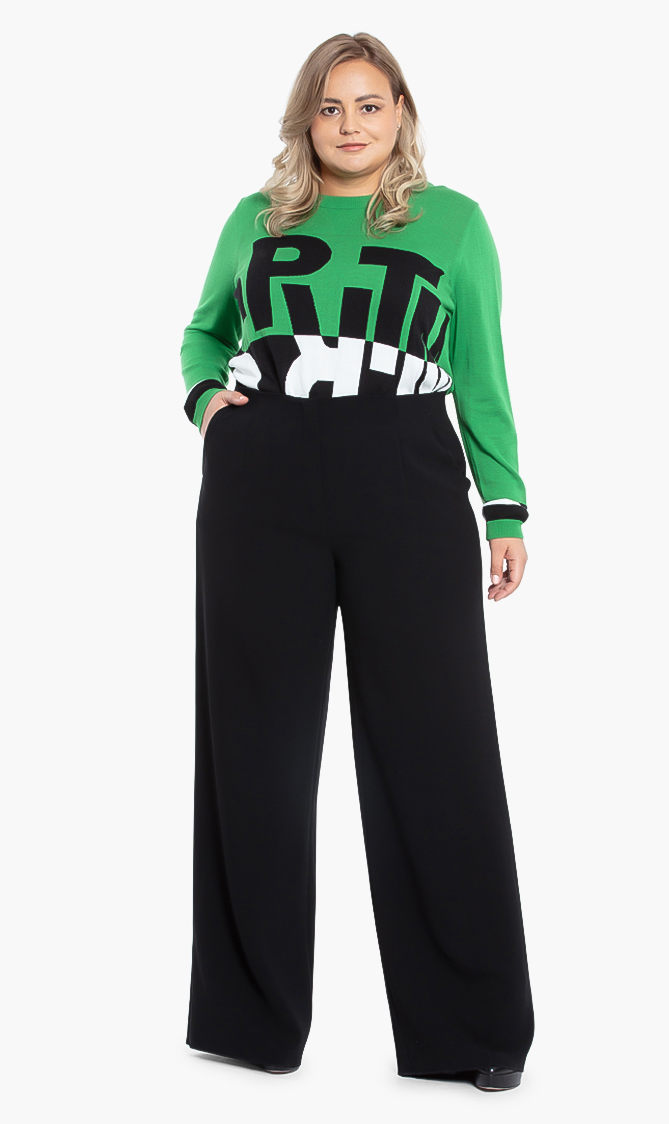 

Marina Rinaldi Relativo Wide Leg Trouser