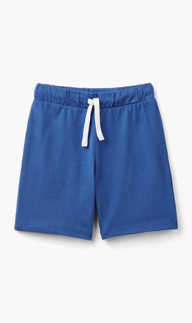 United Colors Of Benetton Light Blue Cotton Shorts for Boys