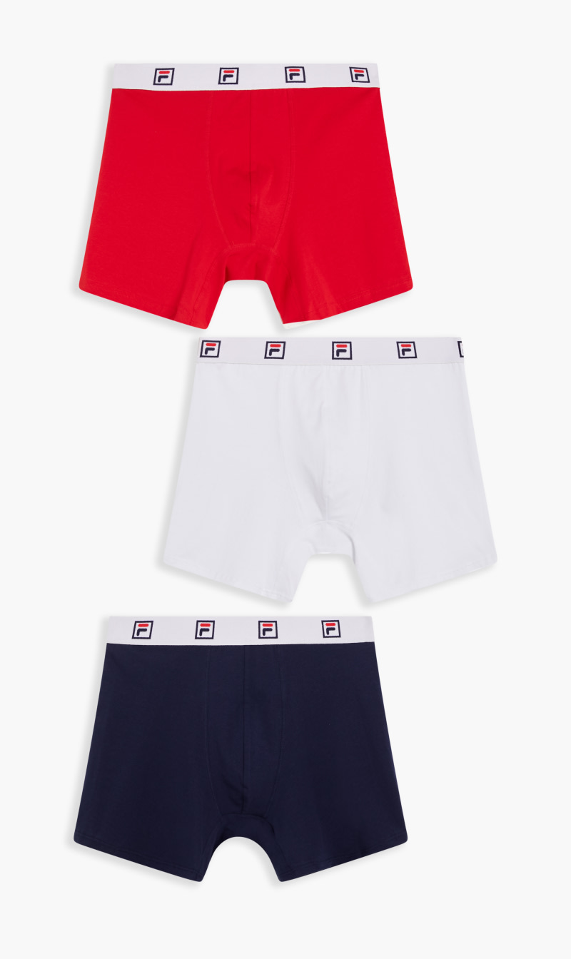 

Fila Multi-color 3 Pack Men's Mid-rise Trunk for Men | The Deal Outlet