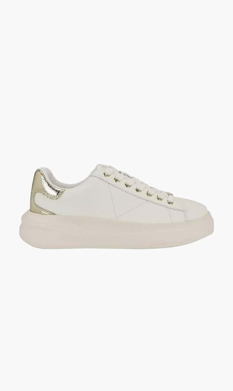 Guess White Logo Detailed Lace Ups for Women
