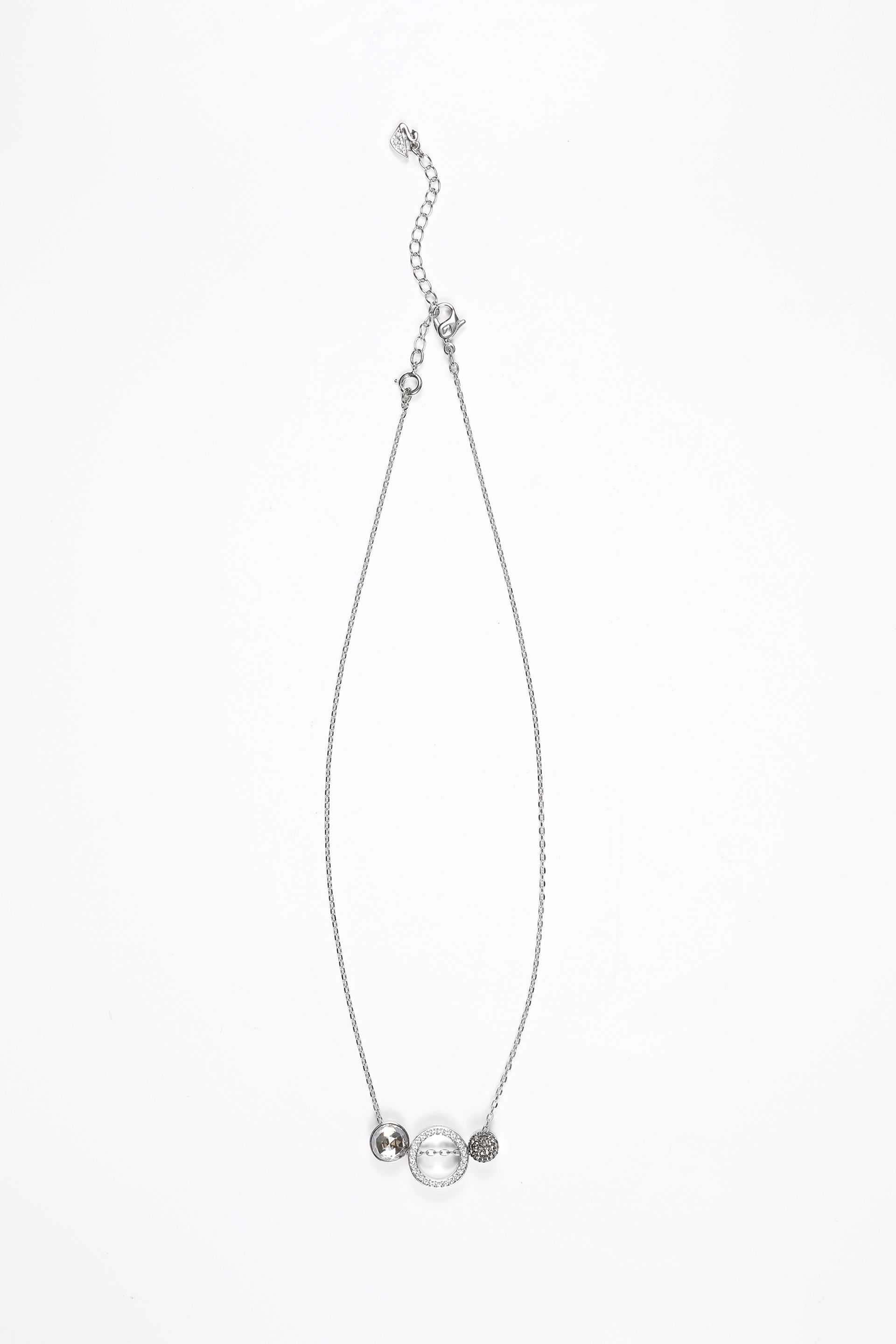 

SWAROVSKI Hote Silver Plated Circle Pendant