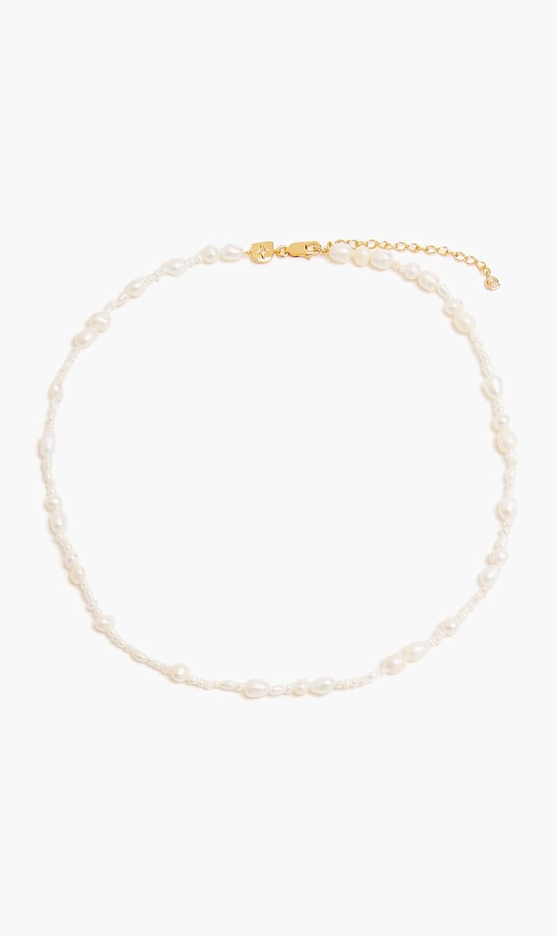 Astrid & Miyu Multi-color Serenity Pearl Beaded Necklace for Women