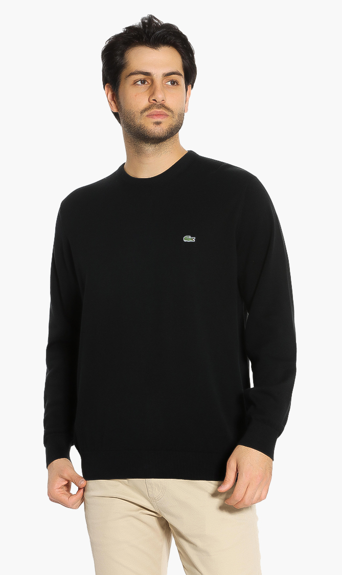 

Lacoste Plain Cotton Sweater