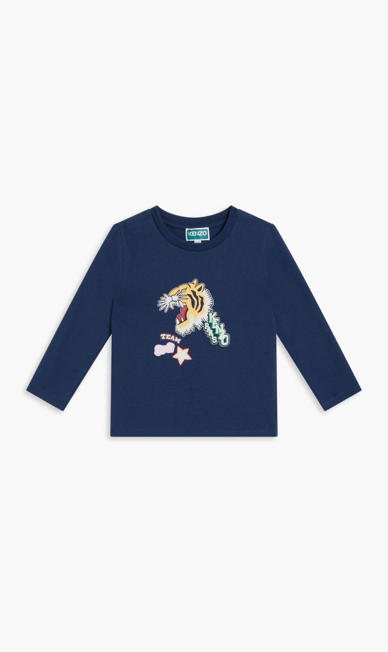 

Kenzo Blue Ls T-shirt for Girls | The Deal Outlet