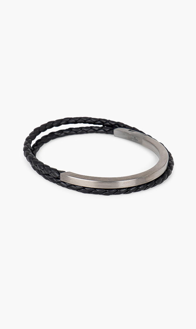 

Tateossian Braided Double Wrap Bracelet 41cm