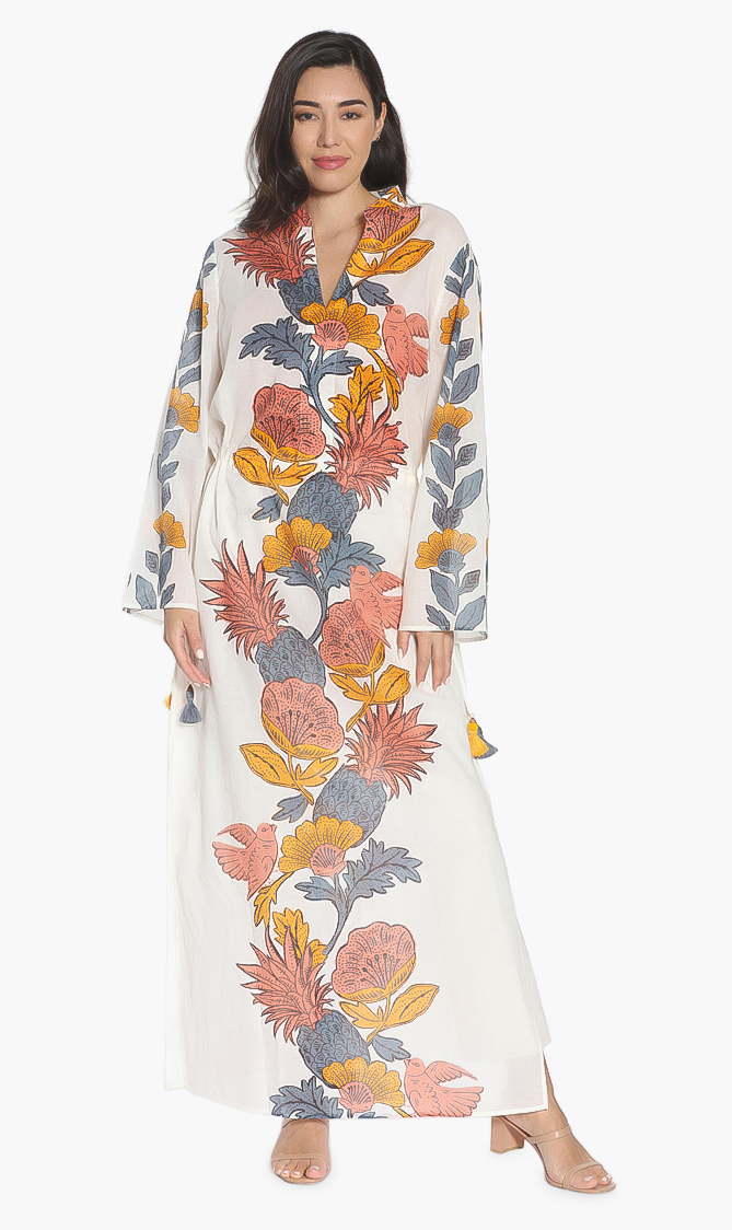 

TORY BURCH Printed Long Caftan