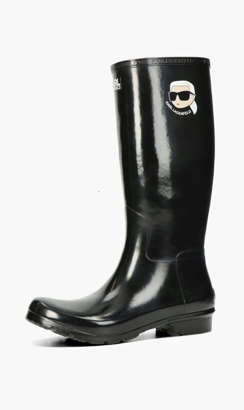 

Karl Lagerfeld Black Rubber Boots for Women | The Deal Outlet